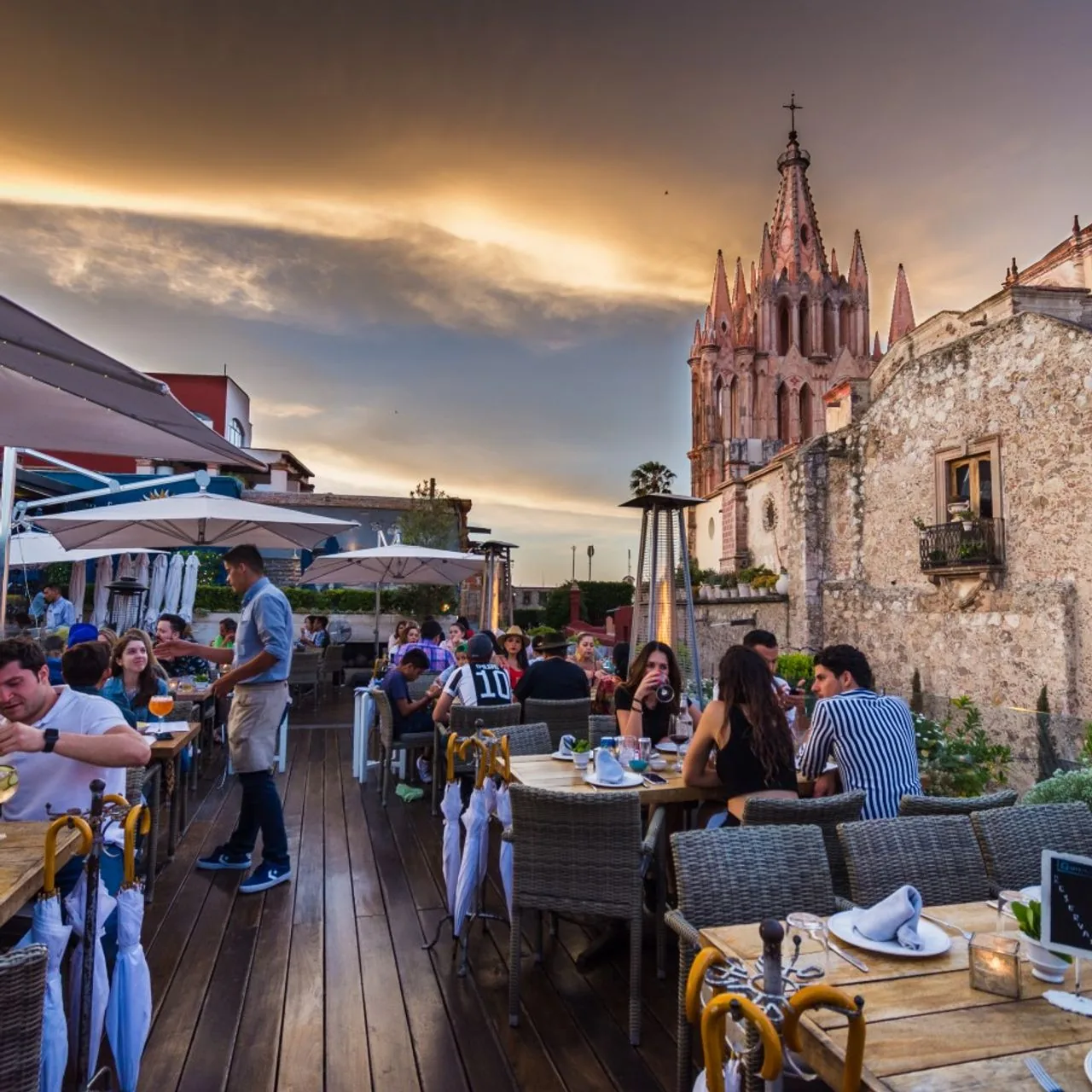 Sobremesa con vista